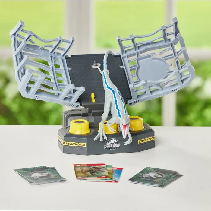 EPOCH Jurassic World Cage Breaker con T-Rex y jaula