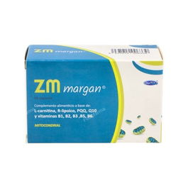 MARGAN Zm Margan 60Cap. Suplemento Energético con L-Carnitina, Ácido Alfa Lipoico y Coenzima Q10 para el Metabolismo Energético