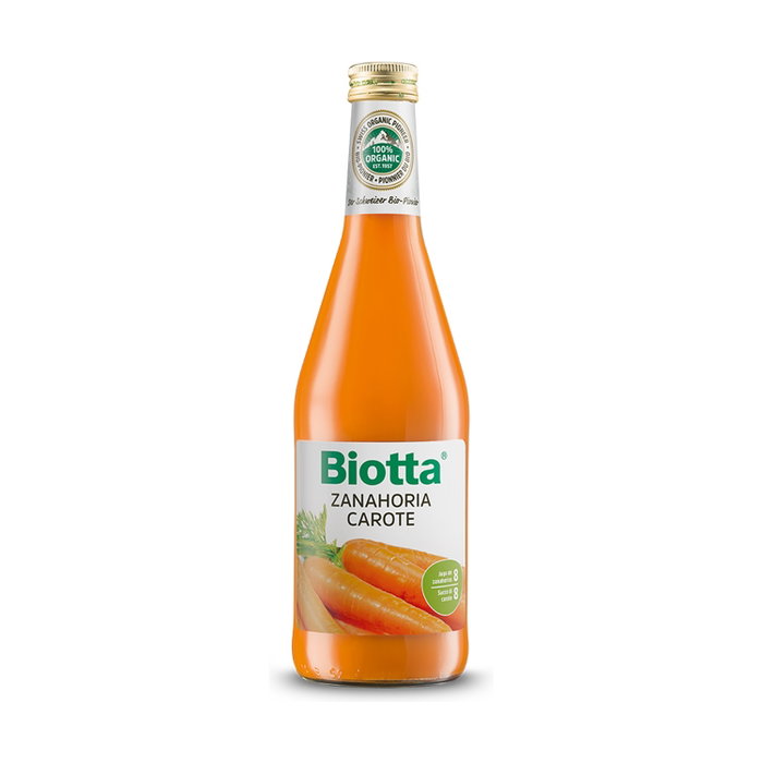 Biotta Jugo de Zanahoria Bio 500 ml - Prensa Directo Biotta Jugo de Zanahoria Bio 500 ml - Prensa Directo