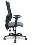 PIQUERAS Y CRESPO Silla Bormate Asincro con Malla Negra y Asiento Bali Gris