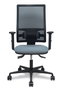 PIQUERAS Y CRESPO Silla Bormate Asincro con Malla Negra y Asiento Bali Gris