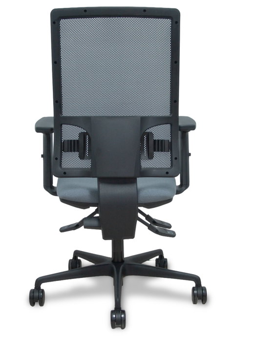 PIQUERAS Y CRESPO Silla Bormate Asincro con Malla Negra y Asiento Bali Gris PIQUERAS Y CRESPO Silla Bormate Asincro con Malla Negra y Asiento Bali Gris