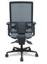 PIQUERAS Y CRESPO Silla Bormate Asincro con Malla Negra y Asiento Bali Gris