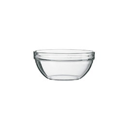 ARC Bol Apilable - Bol de Vidrio 12 cm de Diámetro, 55 cm Alto, Capacidad 38.5 cl (Set de 6)