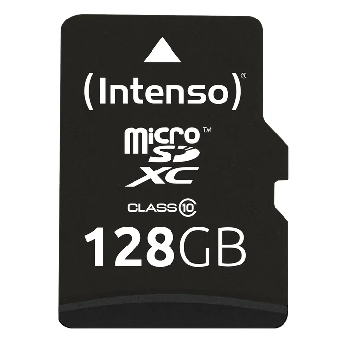 Intenso 3413491 Tarjeta de Memoria MicroSDXC 128 GB Clase 10 hasta 25 MB/s - Resistente a Agua, Golpes, Temperatura y Rayos X