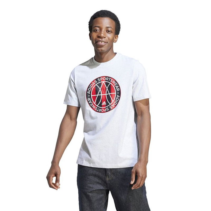 Camiseta de Manga Corta Hombre Adidas II3577 Gris (XL) Camiseta de Manga Corta Hombre Adidas II3577 Gris (XL)