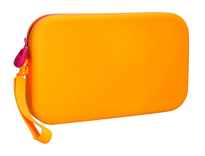 Antartik Estuche Portatodo Tropical Dive Silicona Soft Naranja