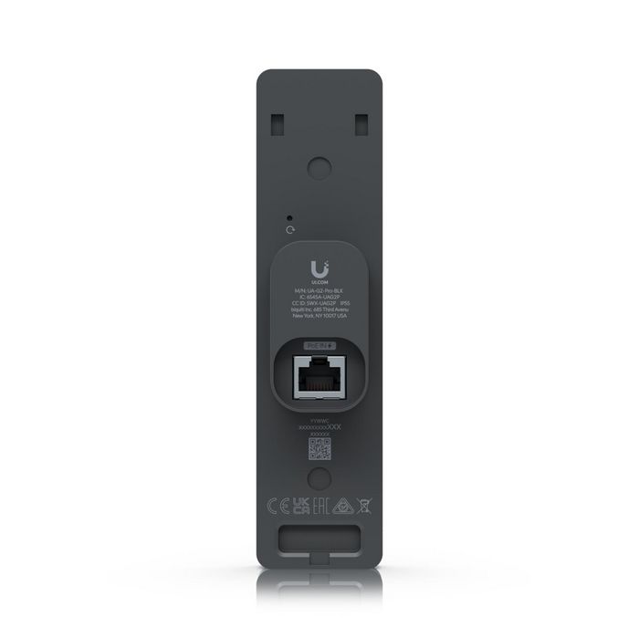 Ubiquiti Lector de Tarjetas NFC y Intercomunicador Segunda Generación, BLE 4.2, 1x 10/100/1,000 MbE RJ45, PoE, 48V DC, 12 MP, 30 FPS, Negro