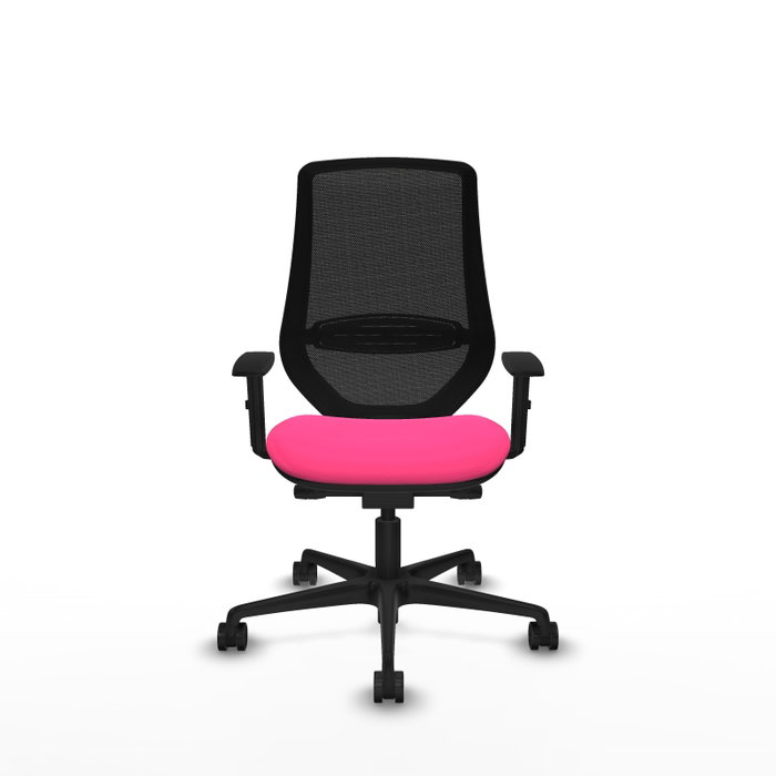 PIQUERAS Y CRESPO Silla de oficina Mardos Rosa y Negro PIQUERAS Y CRESPO Silla de oficina Mardos Rosa y Negro