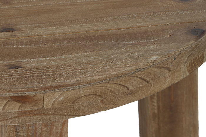 DKD Home Decor Mesita Auxiliar Alpino Marron 60 x 60 x 45 cm Abeto y MDF