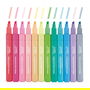 Alpino SU000012 Estuche 12 Subrayadores Pastel Color Experience Punta Biselada Tinta Base Agua