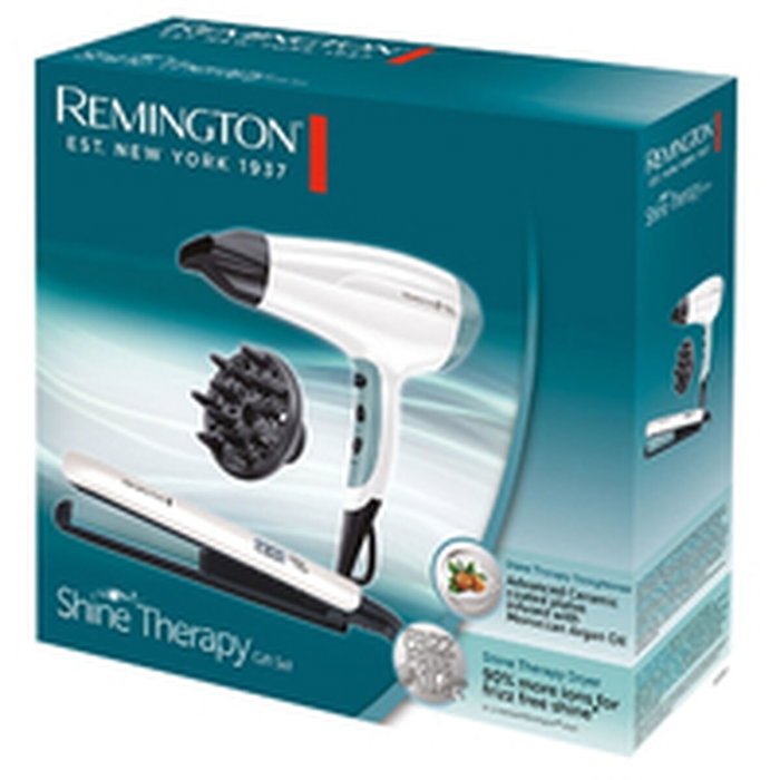 Remington Set Shine Therapy: Secador D5216 (2300W) y Plancha S8500 Remington Set Shine Therapy: Secador D5216 (2300W) y Plancha S8500