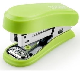 Novus Grapadora Mini Verde Metálico, Compacta, Hasta 12 Hojas, 24/6 y 26/6