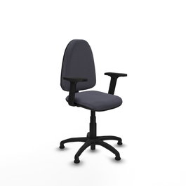 PIQUERAS Y CRESPO Silla de oficina Aýna Gris oscuro con Brazos 2D