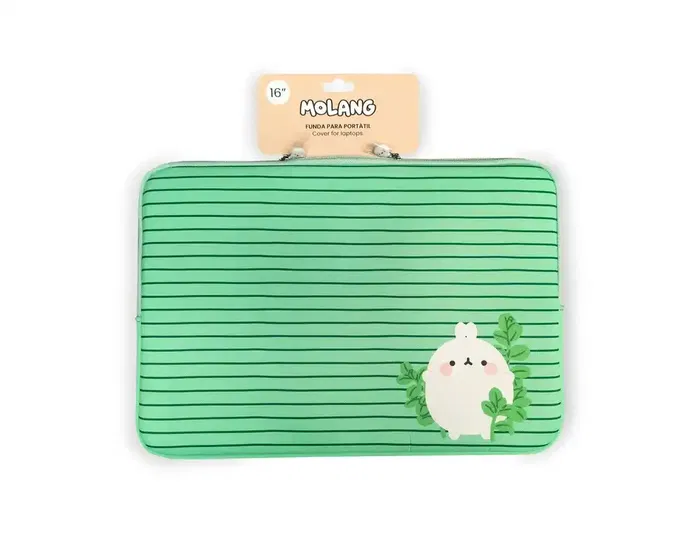 Wondee Funda para Portátil 16" Molang Mint con Protección Acolchada Universal
