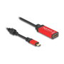 DeLOCK Adaptador USB Type-C a HDMI 8K 60 Hz HDR Rojo