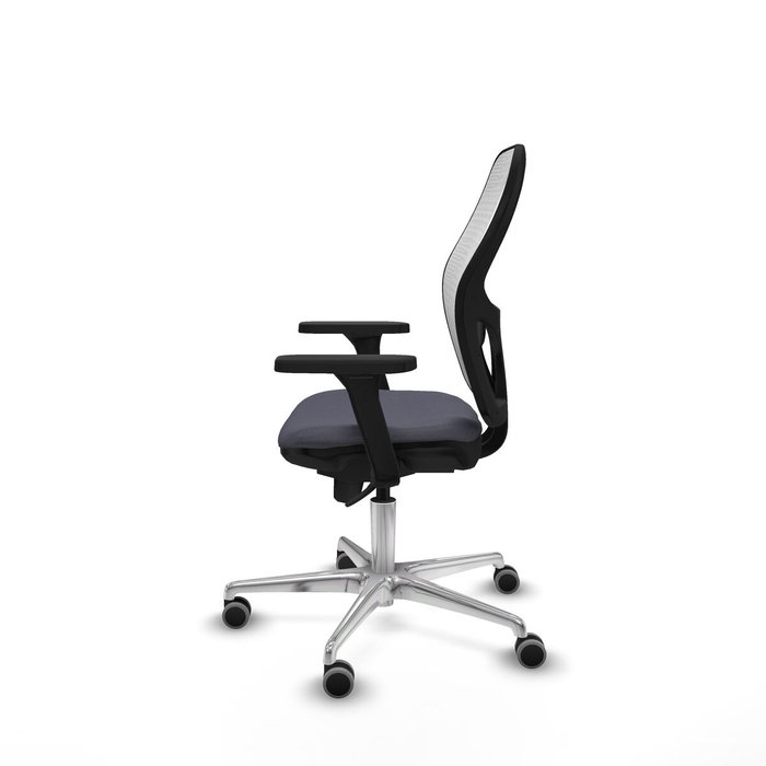 PIQUERAS Y CRESPO Silla de oficina Jorquera con mecanismo sincro, Gris y Blanca PIQUERAS Y CRESPO Silla de oficina Jorquera con mecanismo sincro, Gris y Blanca