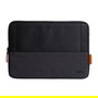Trust Lisboa Funda para Portátil Acolchada 13.3 Pulgadas (33.8 cm) - Negro/Gris - Hecha de Poliéster Reciclado (3 Botellas PET) - Ligera 171g - Bolsillo Frontal