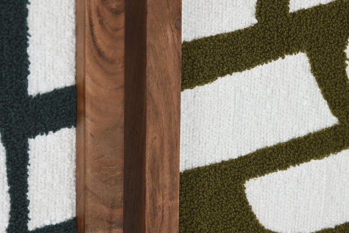 DKD Home Decor Cuadro Algodón Acacia 60x3x75 Moderno Surtido de 2