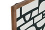 DKD Home Decor Cuadro Algodón Acacia 60x3x75 Moderno Surtido de 2