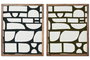 DKD Home Decor Cuadro Algodón Acacia 60x3x75 Moderno Surtido de 2