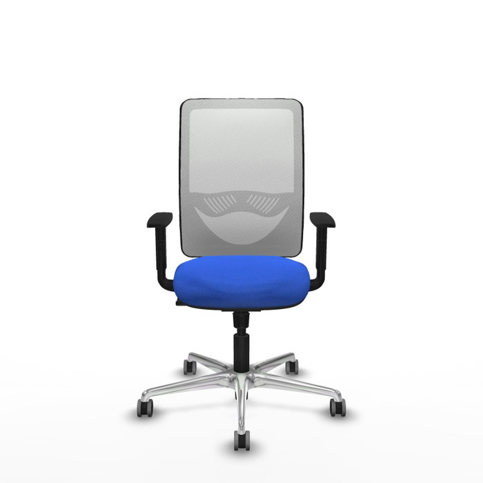 PIQUERAS Y CRESPO Silla de oficina Zulema con mecanismo Sincro, Azul y Blanco PIQUERAS Y CRESPO Silla de oficina Zulema con mecanismo Sincro, Azul y Blanco