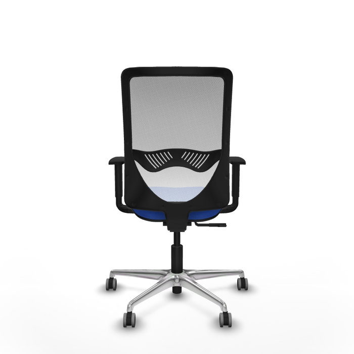 PIQUERAS Y CRESPO Silla de oficina Zulema con mecanismo Sincro, Azul y Blanco PIQUERAS Y CRESPO Silla de oficina Zulema con mecanismo Sincro, Azul y Blanco