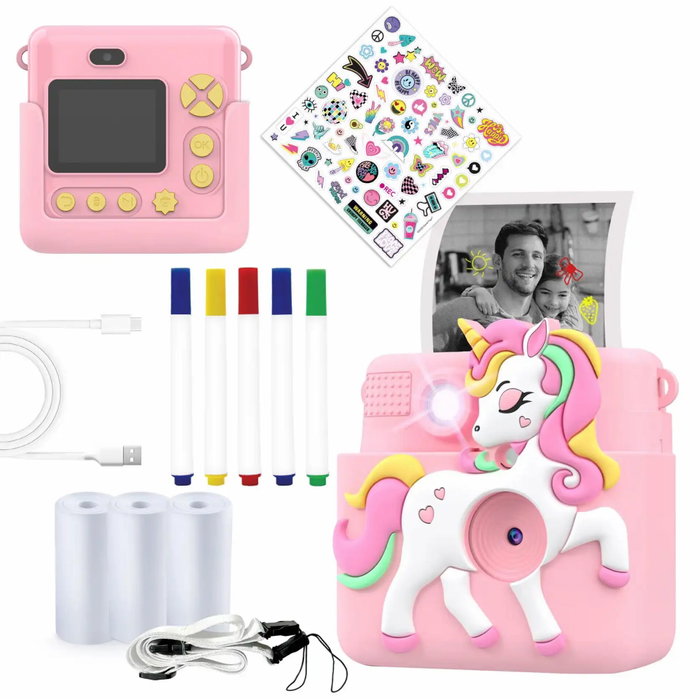 Denver KPC-1363 Kinderkamera mit Drucker Rosa