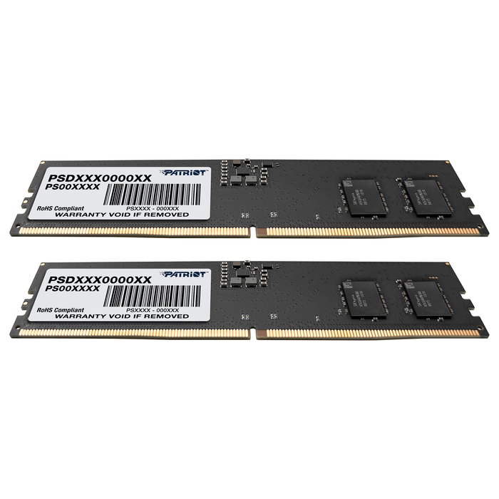 Patriot Memory Signature Line PS1761 - Memoria RAM DDR5 16 GB (1x16) 5600 MHz CL46 288-pin DIMM 1.1V para PC, Unbuffered, On-Die ECC