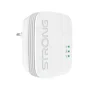 Strong POWERLWF600DUOMINI Adaptador Powerline WiFi 600 Mbit/s Gigabit Ethernet 2 Puertos Blanco Kit 2 Piezas
