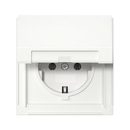 GIRA TX44 Schuko KD Gira TX_44 Reinweiß Blanco