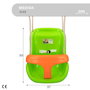 CB Toys Asiento columpio infantil con cinturón y altura ajustable