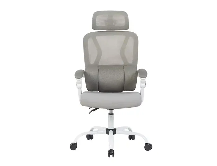 Q-connect Silla Reggio Ergonómica Gris y Blanco Q-connect Silla Reggio Ergonómica Gris y Blanco