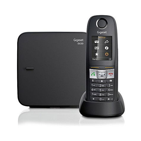 Gigaset E630 Teléfono Inalámbrico DECT Inteligente - Negro (Internacional)