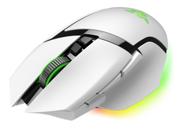 Razer Basilisk V3 Pro 35K Ratón Óptico Inalámbrico y USB Blanco
