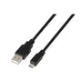 Aisens Cable USB 2.0 Tipo A Macho a Micro USB B Macho, 3m, Negro