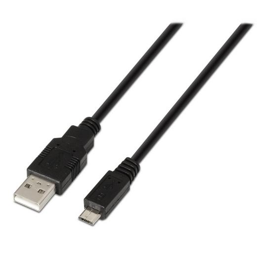 Aisens Cable USB 2.0 Tipo A-M-Micro USB B-M 3.0 M Negro Aisens Cable USB 2.0 Tipo A-M-Micro USB B-M 3.0 M Negro