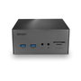 Lindy 43378 Base para portátil y replicador de puertos USB 3.2 Gen 2 Type-C Gris