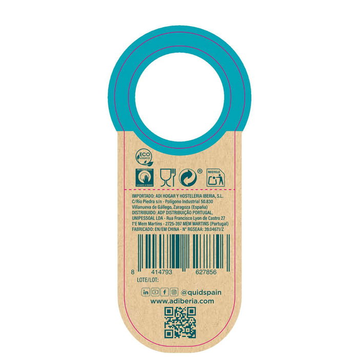 Botella Mesa Vidrio con Tapón Fresh Quid 1,25 L