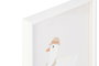 DKD Home Decor Cuadro de Cristal Patitos Surtido 30x3x40 cm Blanco y Amarillo