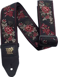 Ernieball Correa Guitarra/Bajo Jacquard Polipropileno "Red Rose" 2312