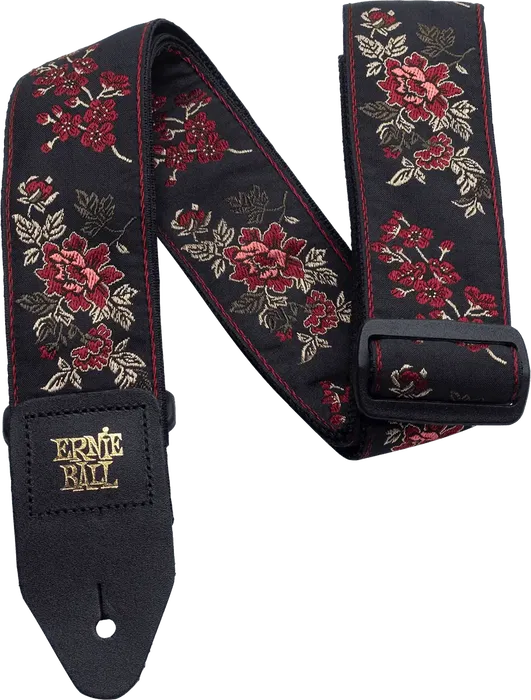 Ernieball Correa Guitarra/Bajo Jacquard Polipropileno "Red Rose" 2312 Ernieball Correa Guitarra/Bajo Jacquard Polipropileno "Red Rose" 2312