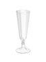 Inde Set de 24 Copas de Cava Pie Transparente 150 cc
