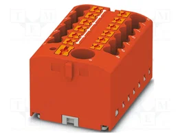 PHOENIX CONTACT PTFIX 6/12X2,5 RD Conector de carril rojo