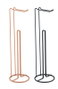 DKD Home Decor Portarrollos Moderno Naranja Gris 15 x 54 x 15 cm (6 Unidades)
