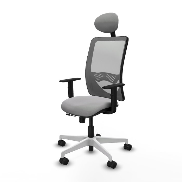 PIQUERAS Y CRESPO Silla de oficina Zulema Gris con mecanismo Sincro/Traslack PIQUERAS Y CRESPO Silla de oficina Zulema Gris con mecanismo Sincro/Traslack