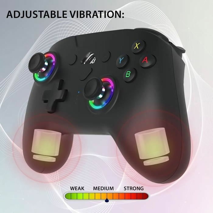 Subsonic Mando inalámbrico M30 para Switch/Switch 2, negro Subsonic Mando inalámbrico M30 para Switch/Switch 2, negro