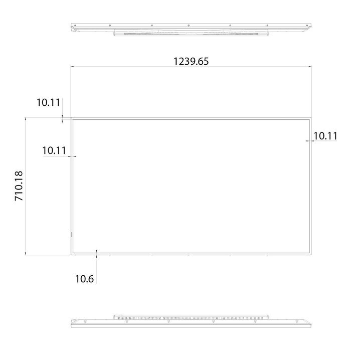 Hisense Display de Señalización Digital 55" (139.7 cm) 4K UHD IPS, Pizarra Digital, Android 11, Operación 24/7, 3xHDMI, Wi-Fi, Negro - Para uso comercial interior/exterior