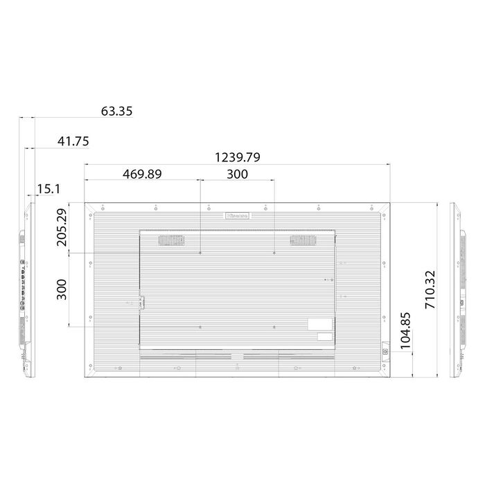 Hisense Display de Señalización Digital 55" (139.7 cm) 4K UHD IPS, Pizarra Digital, Android 11, Operación 24/7, 3xHDMI, Wi-Fi, Negro - Para uso comercial interior/exterior