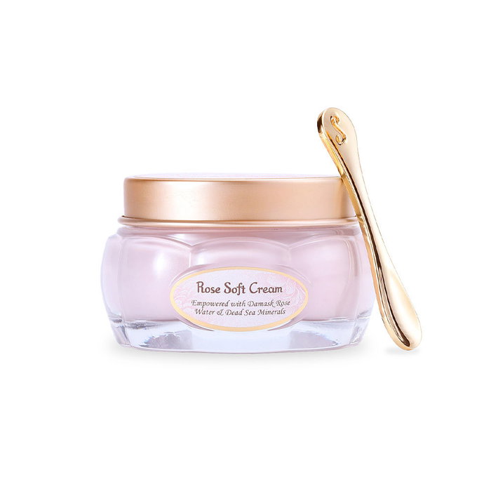 SABON Crema Hidratante Facial Suave Rosa 80 ml - Agua de Rosa, Minerales Mar Muerto - Textura Suave, Acabado Radiante, Certificación Cosmos Organic
